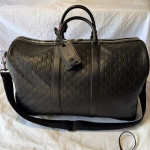 Gucci - GG Emblem Large Duffle Bag